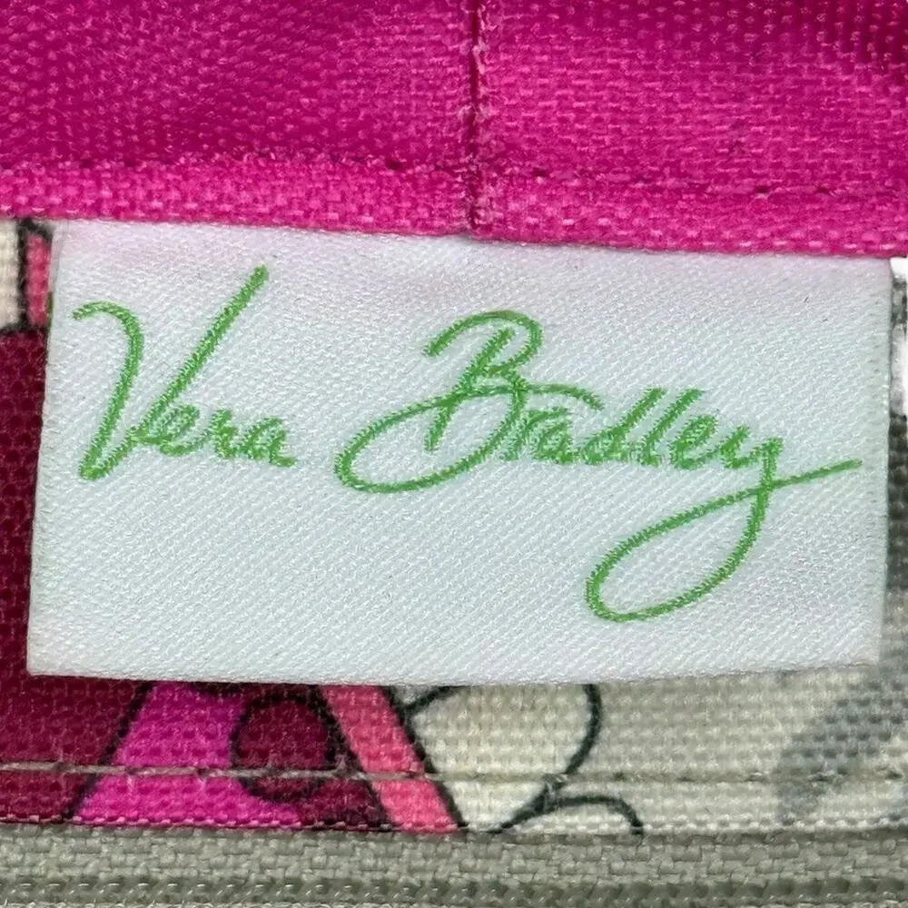 Vera Bradley Pink Paisley Laundry Bag Large Shoulder Bag Duffle Drawstring